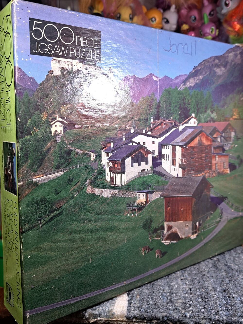 Vintage Sealed CIB Golden Design 500 Piece Fully Interlocking Jigsaw Puzzle